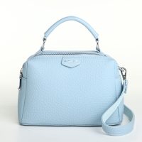 Сумка женская на молнии, TEXTURA, средний размер, цвет голубой Сумка женская на молнии, TEXTURA, средний размер, цвет голубой