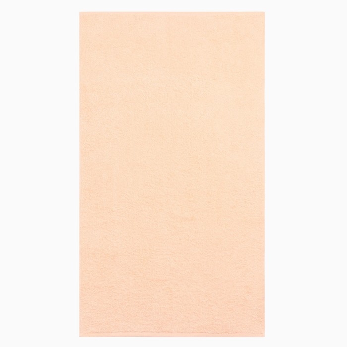 Полотенце махровое Экономь и Я 50х90 см, цвет персиковый мокко, 100% хлопок, 350 гр/м2