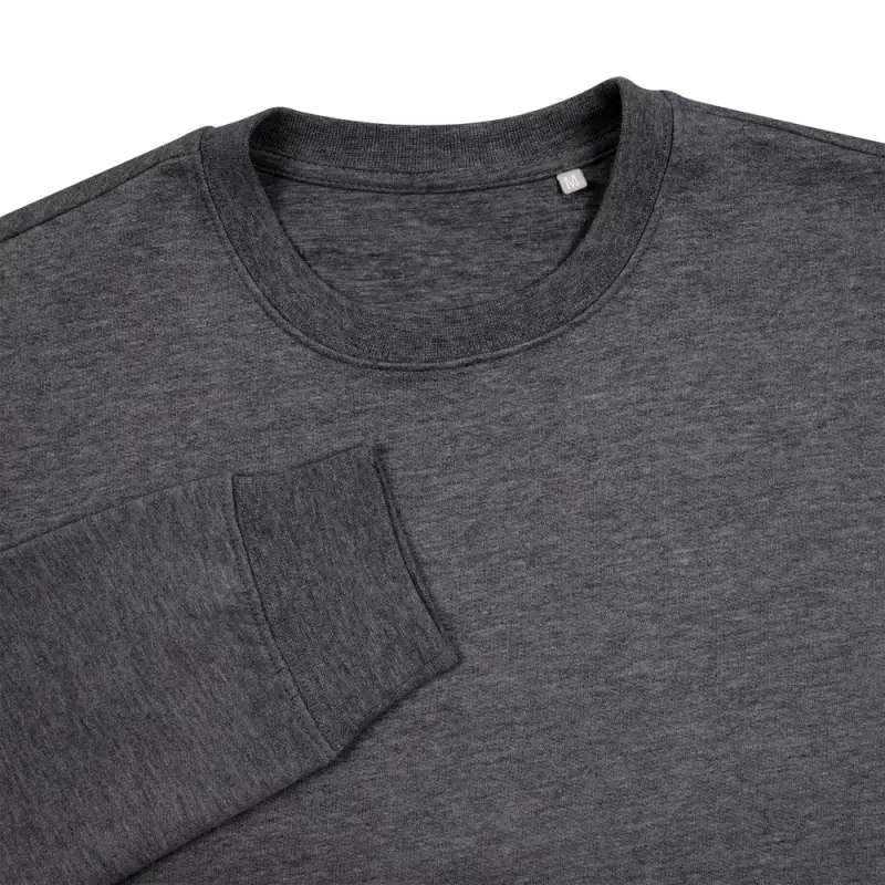 Свитшот унисекс Columbia, черный меланж, размер XS