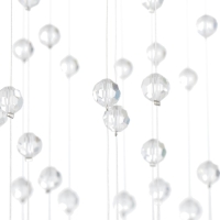 Светильник каскад "Аэлита" 7xLED хром 50х50х65см BayerLux