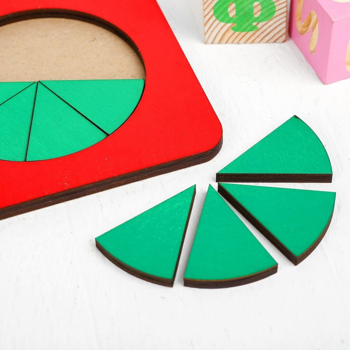 Набор &laquo;Дроби&raquo;, три уровня, 31,5 &times; 24 см