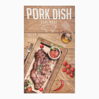 Набор полотенец "Этель" Meat dish 4 шт, 100% хлопок