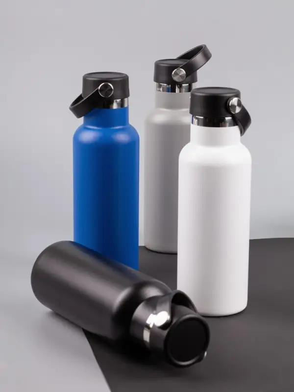 Термобутылка Bidon, синяя Термобутылка Bidon, синяя