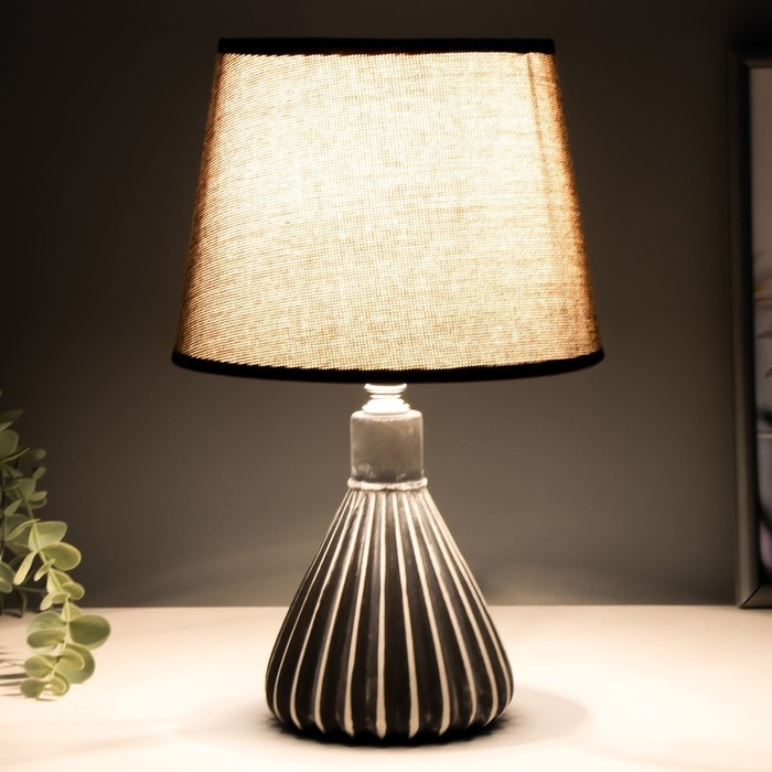 Светильник "Бени" 1хЕ14 40Вт серый 20х20х33 см RISALUX