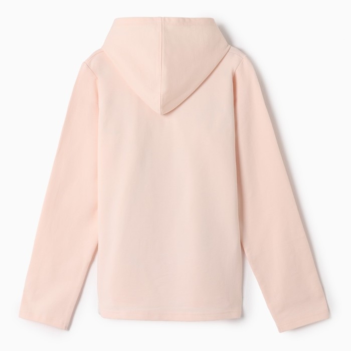 Толстовка для девочек, цвет бежевый , рост 158 см