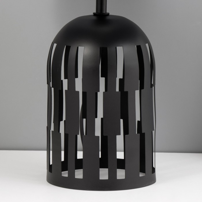 Настольная лампа "Трезария" E14 40Вт черный 27х27х42 см RISALUX