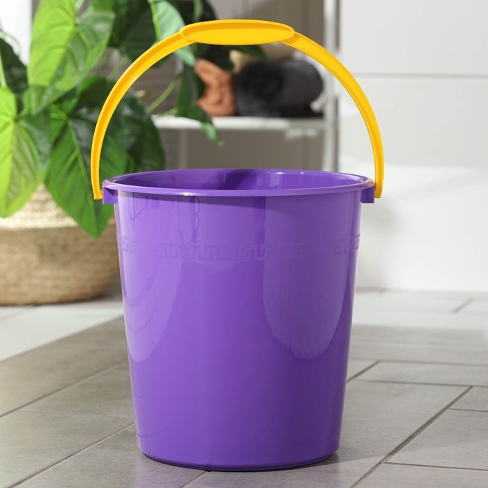 Ведро с мерной шкалой, 10 л, МИКС Ведро с мерной шкалой, 10 л, МИКС