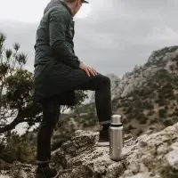 Термос Flask 1000, вакуумный, стальной матовый Термос Flask 1000, вакуумный, стальной матовый