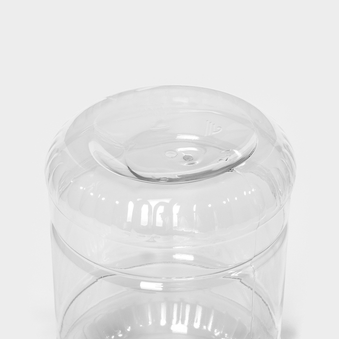 Банка для хранения продуктов, пластик, 2 л, цвет МИКС