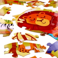 Фигурный пазл &laquo;В мире зверей&raquo;, 45 деталей