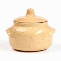 Горшок керамический для запекания "Новарусса №5" 0,5л / 14х12см, каракум Горшок керамический для запекания "Новарусса №5" 0,5л / 14х12см, каракум