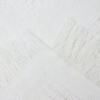 Плед Этель Cotton 130*180см , цв.молочный,80%хлопок, 20% п/э