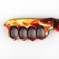 Деревянное оружие, детское сувенирное «Аниме глаза», нож кастет, 21 х 4 см Деревянное оружие, детское сувенирное «Аниме глаза», нож кастет, 21 х 4 см