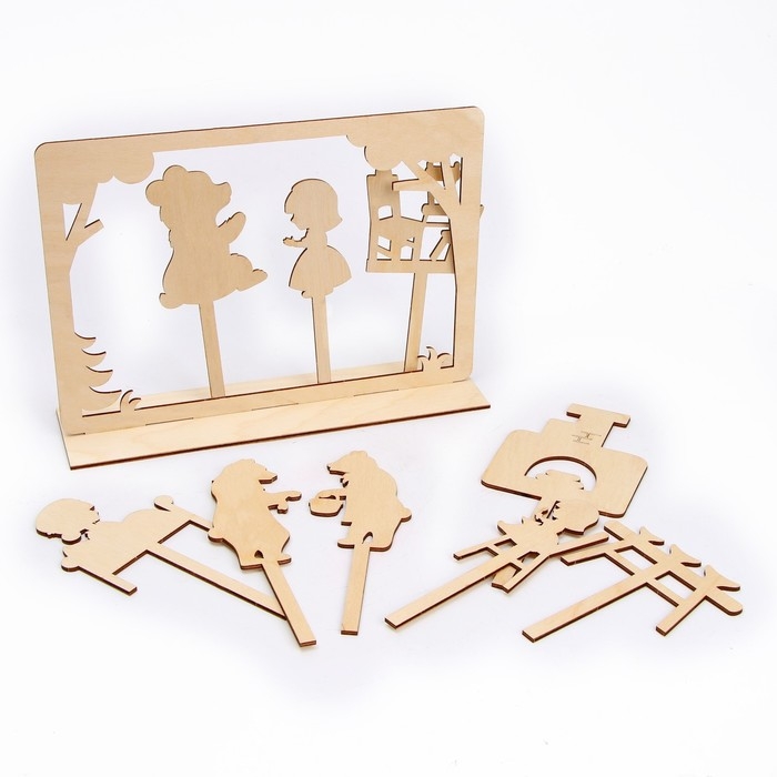 Теневой театр по мотивам русской народной сказки &laquo;Три медведя&raquo;