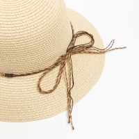 Шляпа женская MINAKU цвет бежевый, р-р 56-58 Шляпа женская MINAKU цвет бежевый, р-р 56-58