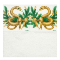 Салфетки новогодние бумажные &laquo;С Новым годом&raquo;, однослойные, 24х24 см, 20 шт.