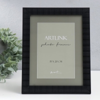 Фоторамка пластик "Alan" 15x20 см, чёрный Фоторамка пластик "Alan" 15x20 см, чёрный