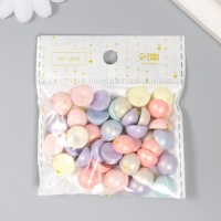 Декор для творчества пластик "Половинки бусин. Жемчужные матовые" набор 20 гр 0,6х1,2х1,2 см 78771 Декор для творчества пластик "Половинки бусин. Жемчужные матовые" набор 20 гр 0,6х1,2х1,2 см 78771