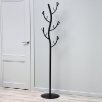 Вешалка напольная &laquo;Дерево&raquo;, 38&times;37,5&times;181 см, цвет чёрный