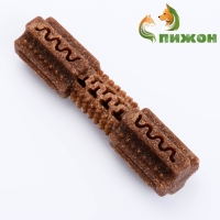 Игрушка для лакомств и сухого корма "Конструктор", TPR+Бамбук, массажная, 14 х 3,5 см Игрушка для лакомств и сухого корма "Конструктор", TPR+Бамбук, массажная, 14 х 3,5 см