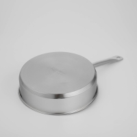 Сковорода &laquo;Общепит&raquo;, d=28 см, h=7,5 см, корпус 0,6 мм, дно ТРС 3,5 мм, индукция