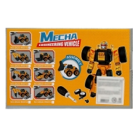 Конструктор винтовой &laquo;Погрузчик&raquo;, 2 в 1 робот-машина