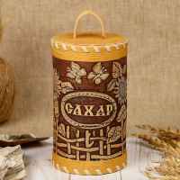 Туес «Подсолнухи», сахар, 8×17,5 см, береста Туес «Подсолнухи», сахар, 8×17,5 см, береста
