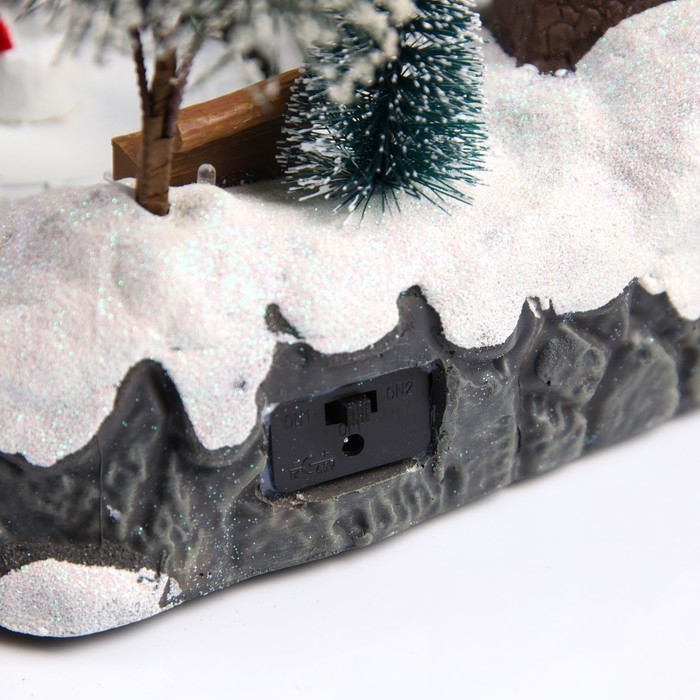 Светодиодная фигура &laquo;Рождество&raquo; 31 &times; 20 &times; 23 см, полистоун, батарейки ААх3 (не в комплекте), USB, свечение мульти