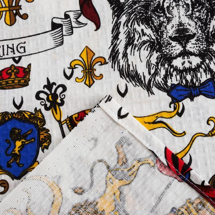 Простыня банная Этель Простыня банная Этель "Настоящий мужчина" 150х180 см, вафля 200г/м2, 100% хл