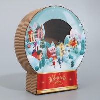 Коробка подарочная &laquo;Новогодних чудес&raquo;, 20.5 х 23.8 х 5 см, Новый год