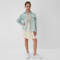 Рубашка для девочки MINAKU: Casual collection KIDS цвет мятный, рост 158