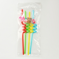 Трубочки для коктейля &laquo;Для влюблённых&raquo;, набор 4 шт.