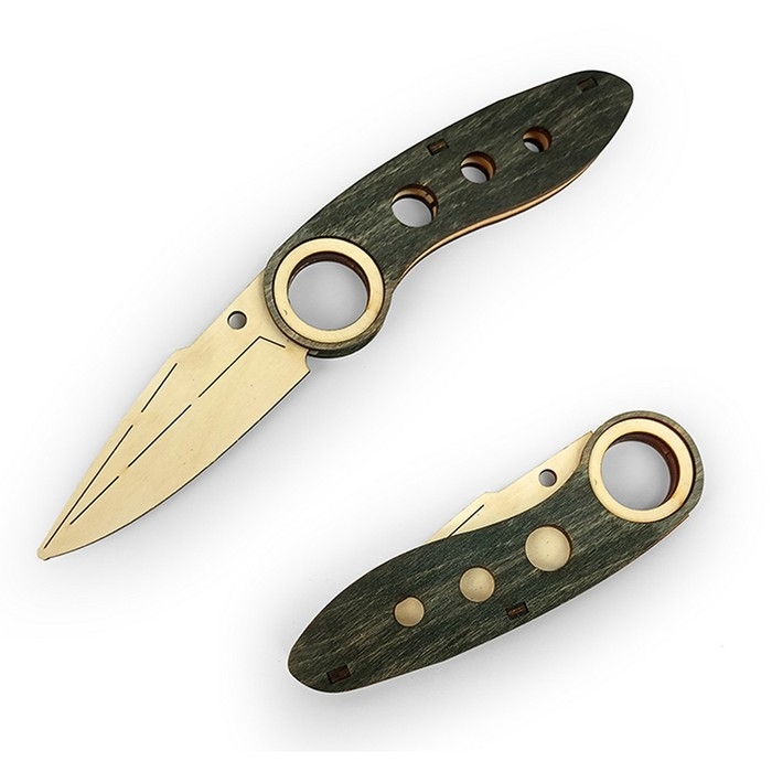 Оружие из дерева &laquo;Нож-Флип 1&raquo;, складной, длина 20 см