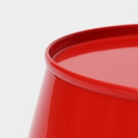 Ведро оцинкованное, 3 л, цвет красный Ведро оцинкованное, 3 л, цвет красный