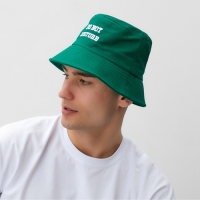 Панама MINAKU с надписью, цвет зеленый, р-р 56--58 Панама MINAKU с надписью, цвет зеленый, р-р 56--58