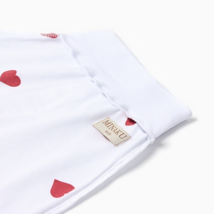 Ползунки детские MINAKU, цвет молочный, рост 80-86 см Ползунки детские MINAKU, цвет молочный, рост 80-86 см