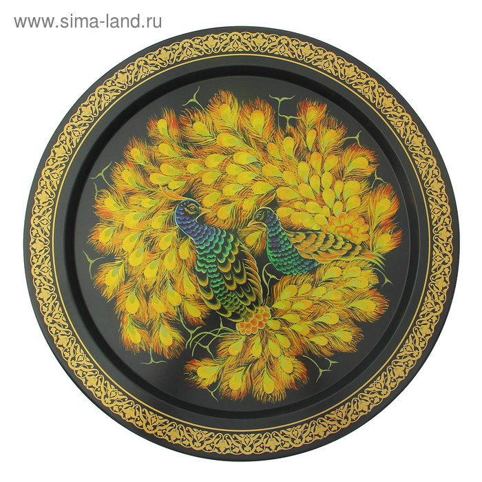 Поднос &laquo;Микс&raquo;, d=38 см, цвет и рисунок МИКС