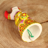 Филимоновская игрушка колокольчик «Корова», 10-12 см Филимоновская игрушка колокольчик «Корова», 10-12 см