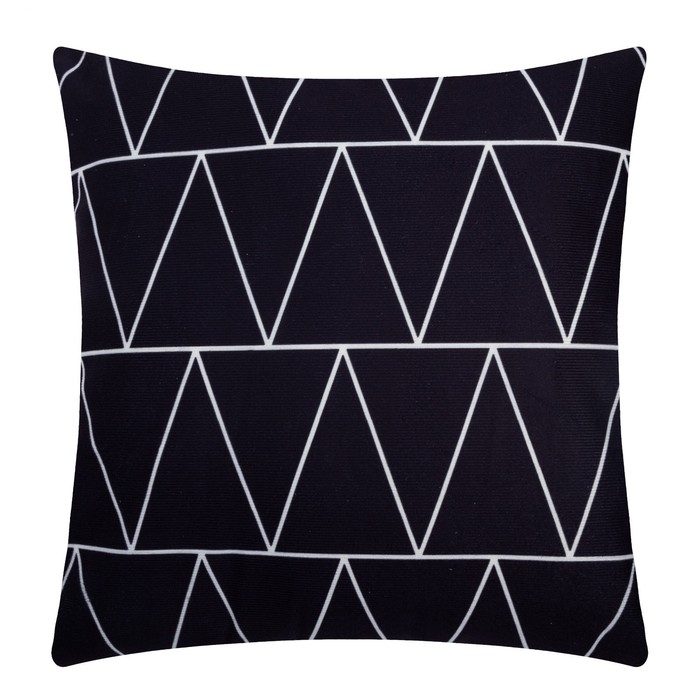 Наволочка декоративная Этель Геометрия &laquo;Зигзаги&raquo; 40х40 см, велюр