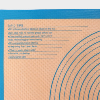 Армированный коврик с разметкой, силикон, 71&times;50,5 см, цвет синий