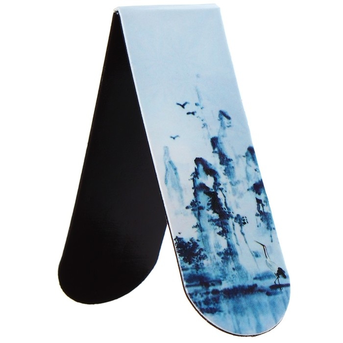 Набор магнитных закладок для книг Calligrata 6 штук, Набор магнитных закладок для книг Calligrata 6 штук, "Цветы", МИКС