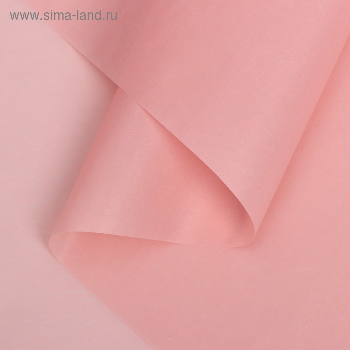 Бумага тишью водоотталкивающая, цвет розовый лотус, 58 см х 5 м Бумага тишью водоотталкивающая, цвет розовый лотус, 58 см х 5 м