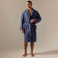 Халат махровый мужской SL HOME: Basic "Ривьера", размер S, 100% хлопок, 420 г/м2