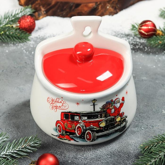 Солонка Доляна &laquo;С Новым годом&raquo;, 600 мл, 14&times;10&times;14 см