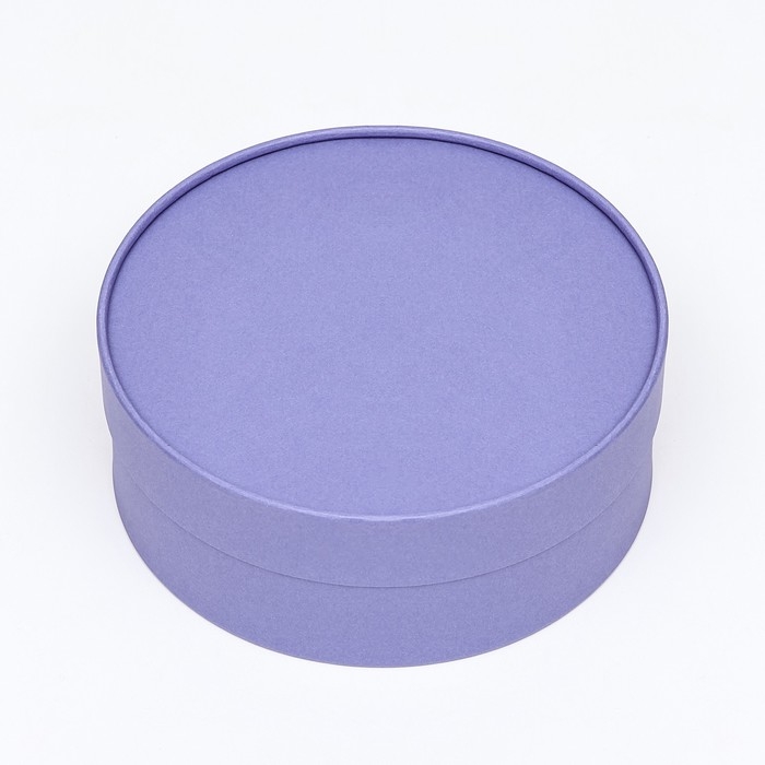 Подарочная коробка "Нежность" фиолетовая, завальцованная без окна, 20.5 х 7 см