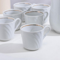 Набор питьевой фарфоровый &laquo;Бельё&raquo;, 8 предметов