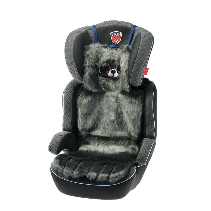 Накидка «АВТОНЯША» для детского автокресла, Мишка, тёмно-серая Накидка «АВТОНЯША» для детского автокресла, Мишка, тёмно-серая