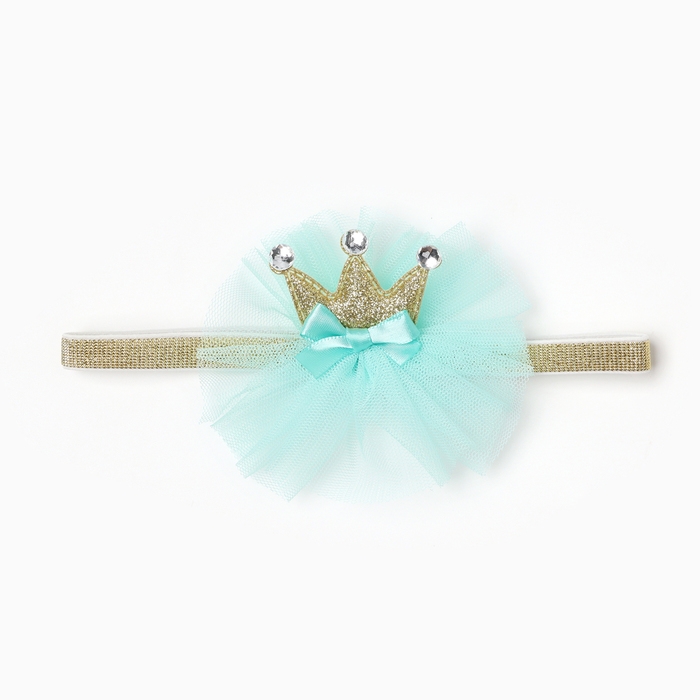 Набор для фотосессии Крошка Я Набор для фотосессии Крошка Я "Маленькая принцесса":юбка и повязка, бирюзовый, 17 см