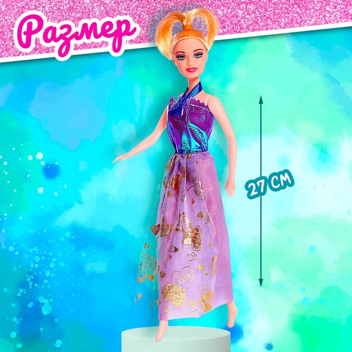 Кукла-модель &laquo;Оля&raquo; в платье, МИКС