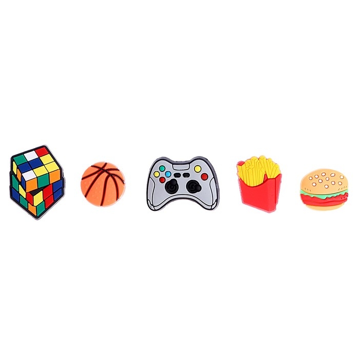 Набор джиббитсов &laquo;Мальчишкам нравится&raquo;, 5 шт.